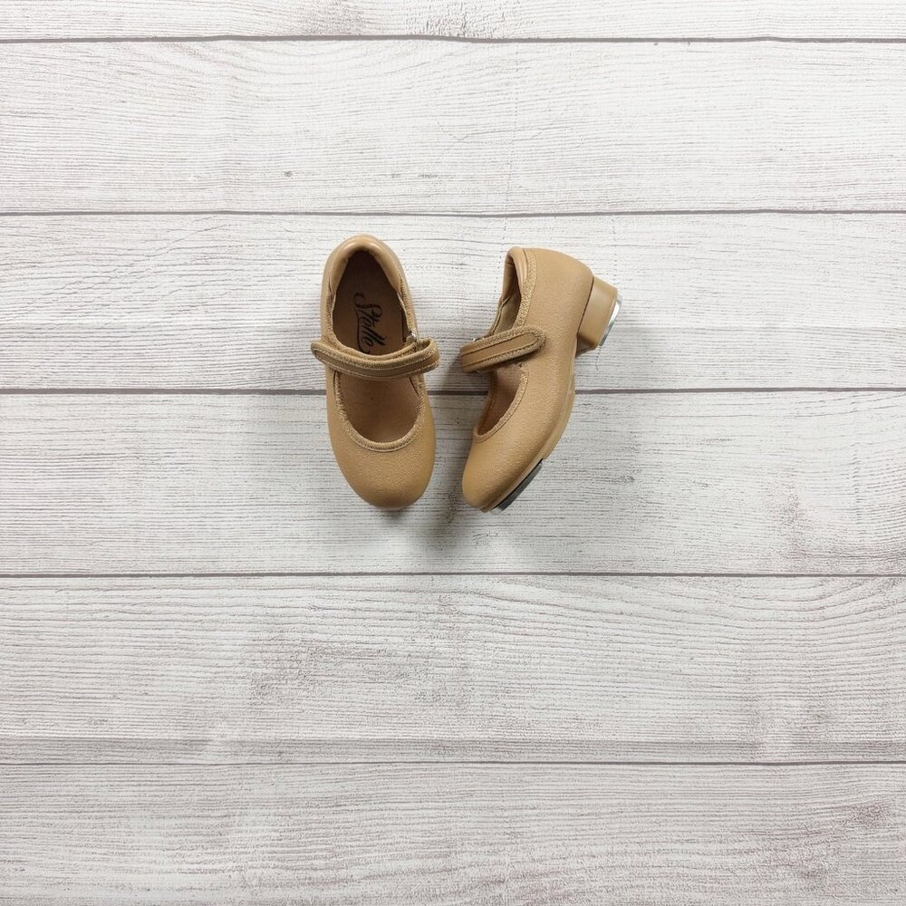 Stelle Solid Strap Dance Tap Shoes